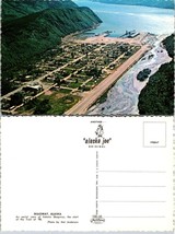 Alaska Skagway Aerial View Of Skagway Trail Of &#39;98 VTG Postcard - £7.44 GBP