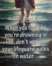 &quot;When You Feel Like You&#39;re Drowning In Life, Don&#39;t ...&quot; Quote Publicity Photo - £6.45 GBP