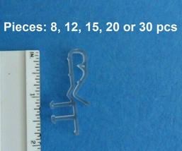 Clear Hidden Valance Clips For Faux &amp; Wood Venetian Blinds Parts, 8 to 3... - £8.37 GBP+