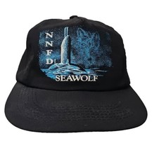 NNFD Seawolf Hat Black Head To Toe Adjustable Strapback Vtg - $19.75