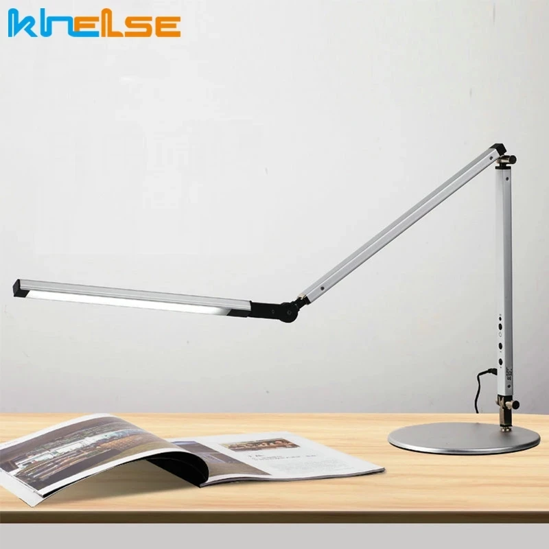 Khelse 8W Modern Office Desk Lamp Swing Long Arm LED Desk Lamp Dimmer Ey... - $71.50+