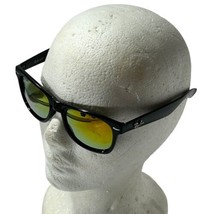Ray-Ban RB2132 New Wayfarer Classic Sunglasses Black Frame Gold Mirrored... - $114.95