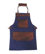 BBQ Chef Apron for Men &amp; Women Canvas Tool Work Shop Apron Pockets Heavy... - $37.52