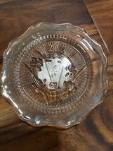Vintage Marigold Jeanette Iris Carnival Glass 5 1/2” Dessert Plate Iride... - $14.85