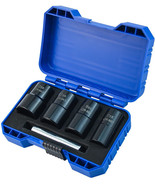 5-Piece Lug Nut Remover Set – 1/2″ Drive Twist Socket Bolt &amp; Nut Extractor - $744.73 MXN