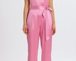 Something Navy Silky Halter Jumpsuit Pink - $31.00