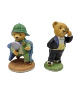 The Franklin Mint Teddington Bears Collection Mr. Loosely and Reggie Bruin - $20.73