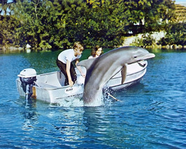 Flipper Dolphin Tv Rare Photo 16X20 Canvas Giclee - £55.94 GBP