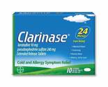 10 PACK Clarinase Tablet 10 TABLETS , Allergic Rhinitis , Utricaria TRAC... - £119.46 GBP
