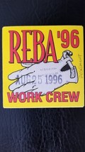 REBA McENTIRE - VINTAGE ORIGINAL ROSEMONT, ILL. 1996 TOUR CLOTH BACKSTAG... - $10.00