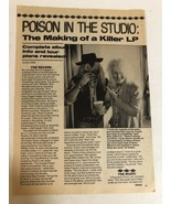 Poison 1990 Vintage Article Ephemera Bret Michaels CC Deville Ricky Rock... - $171.70 MXN