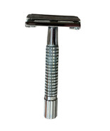 Vintage Style ChromeMen&#39;s Steel Mid Century Look Safety Razor PAWN STARS - $23.30 CAD