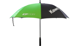 New D&#39;Cor Visuals Kawasaki Umbrella Green / Black Push Button Open 38&quot; Long - £28.20 GBP