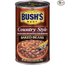 Bush&#39;s Best Country Style Baked Beans, 28 oz (12 cans) - £37.80 GBP
