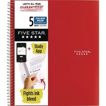 Five Star College Ruled Composition Notebook 80pg 9.75x7.5 Soft Cover - $10.07