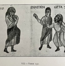 Phormio Of Terence Vatican Miniatures Print 1894 Victorian Verse 231 DWFF12 - $19.99