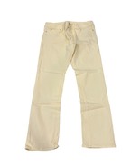 Lilly Pulitzer Womens Size 14 Cream Worth Straight Jeans Cotton Blend - $72.36 CAD