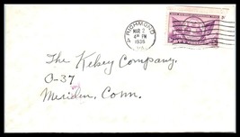 1936 US Cover - Richmond, Virginia to Meriden, Connecticut U5 - £2.31 GBP
