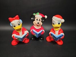 Vintage 1960s Disney Mikey Mouse Donald and Daisy Duck Japan Porcelain F... - $57.68 CAD
