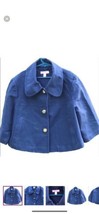 Lilly Pulitzer Blue Toddler Button Up Coat Jacket Size 4 - £19.49 GBP