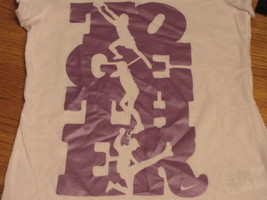 Girls Nike youth t shirt &quot;Together&quot; 6X 369055 White NWT*^ - £4.46 GBP
