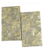 Paper Napkins Gray Yellow Guest Towels 20 CT 2 Packs Contemporary Bathro... - £13.23 GBP