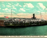 Steamer City Of Benton Harbor Graham &amp; Morton Line Steamship UNP 1920s P... - £11.18 GBP
