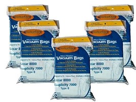 Riccar Vacuum Bags Type A 6 Pack by Envirocare 846-5 - £33.35 GBP