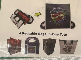 4 Hard Rock reusable tote bags in 1 - SALE image 2