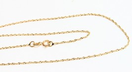 solid 14k gold Singapore twist  necklace chain 16&quot; 18&quot; 20&quot; US Seller - £55.38 GBP