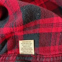 Sonoma Life + Style Men's Red & Black Button-Up Flannel Shirt Long Sleeve Sz XL image 5