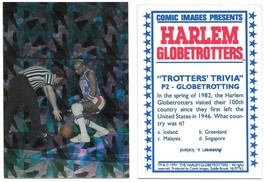 Harlem Globetrotters Trivia Trading Card P2 Globetrotting 1992 Comic Images NM - £2.35 GBP