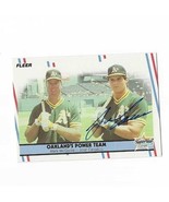 Jose Canseco 1988 Fleer #624 Signature Autograph Card - $20.51 CAD