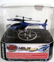 air hogs helix remote control 360 helicopter blue new in box - $149.99