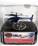 air hogs helix remote control 360 helicopter blue new in box - $205.78 CAD