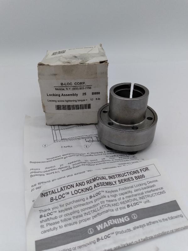 NEW B-LOC 25 B8000 Locking Assembly Series B800 25mm Bore  - $23.70