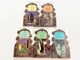 (5 books) The Lion The Witch And The Wardrobe By C.S. Lewis Book 3, 4, 5, 6, 7 - £8.38 GBP