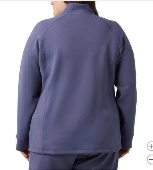 32 Degrees Womens Jacket Blue Full-Zip Pockets Stretch Active Workout Gym Soft Item image 8