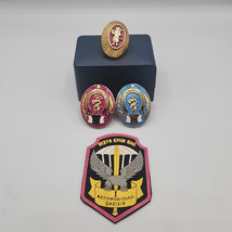 Lot of 4 Ukrainian Military Patch Badges Pins Ukraine Cossack Zaporozhia... - £20.02 GBP