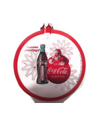 Coca-Cola Santa Thermometer Bottle Christmas Ornament "Season's Greetings" - £3.13 GBP