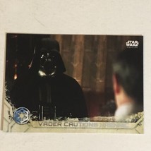 Rogue One Trading Card Star Wars #38 Vader Cautions Krennic - £1.53 GBP