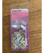 Anchor Thumb Tacks White 40 Pieces - $233.91 MXN