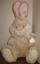 2015 Animal Adventure Light Brown/Cream Bunny Rabbit Plush Stuffed Animal Easter - £14.70 GBP