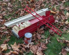 Vintage Tonka Métal Rouge Échelle Feu Camion 32202 XR101 - $41.57
