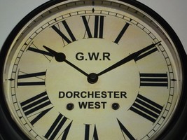 Great Western Railway, GWR Victorian Style Waiting Room Clock, Dorchester West. - £61.72 GBP