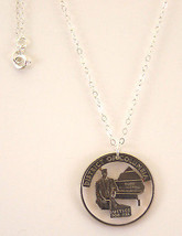 District of Columbia, Cut-Out Coin Jewelry, Necklace - £16.89 GBP