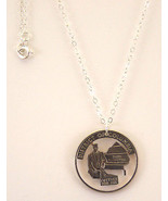 District of Columbia, Cut-Out Coin Jewelry, Necklace - £16.90 GBP