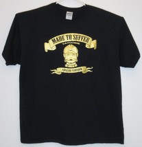 Gildan Star Wars Ultra Cotton Men Black Gold C3PO Made to Suffer T-Shirt XL - £16.40 GBP