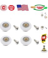Advanced Shower Door Roller Set with 19mm Wheels - Rust Resistant for Lo... - $245.05 MXN