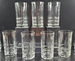 (9) Cristal D&#39;Arques Durand Arizona Parallels Highball Glasses Set Tumbl... - $98.67